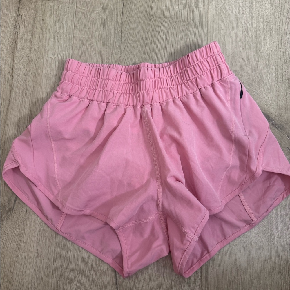 lululemon track that high rise shorts 3 inch